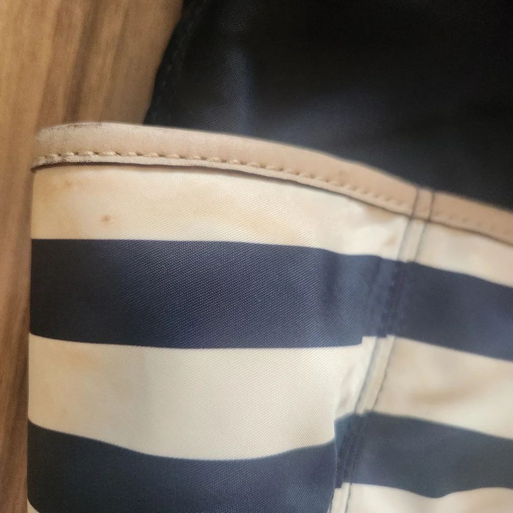 Kate Spade Baby Diaper Bag Blue Striped